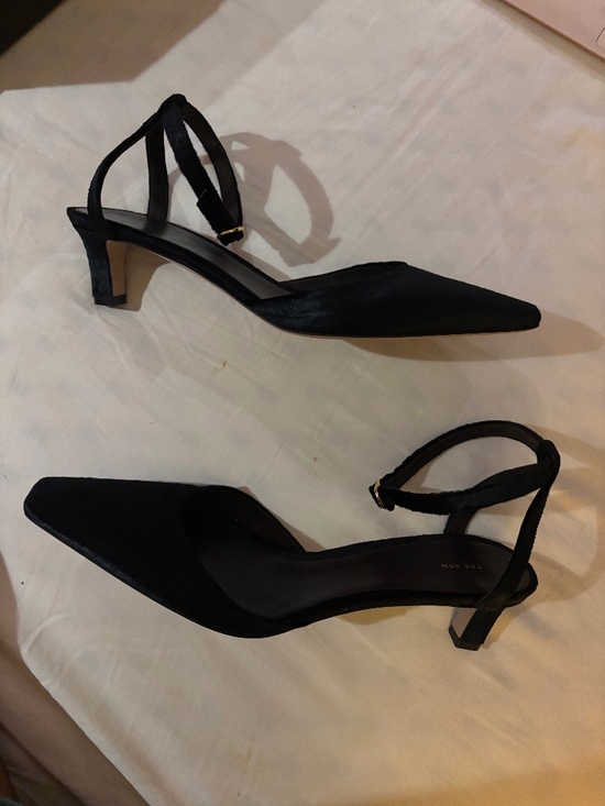 The Row Shoes - The Row Carla 45cm velvet heels
